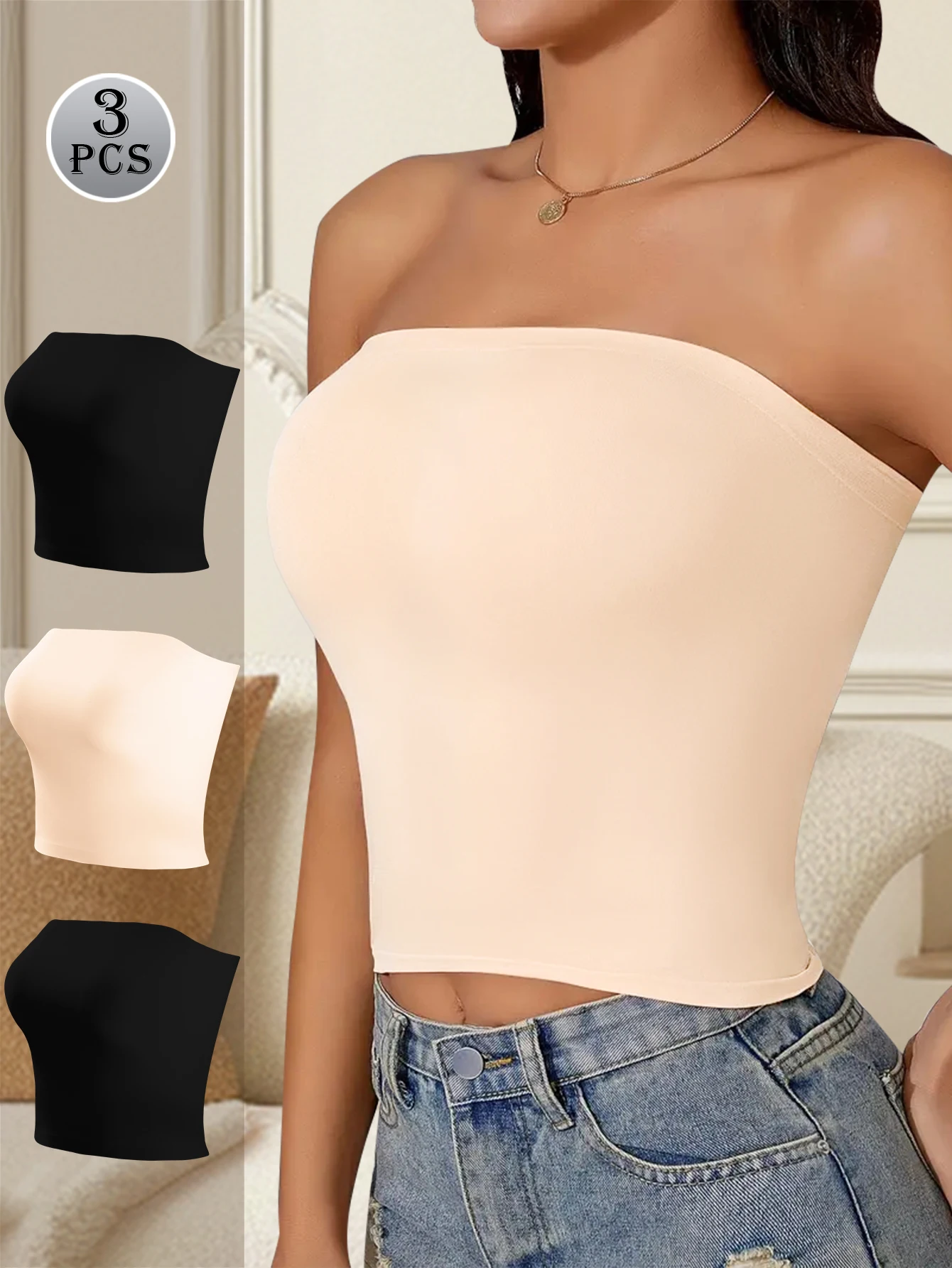 Seamless Strapless Tube Top (2023) product reference view 2