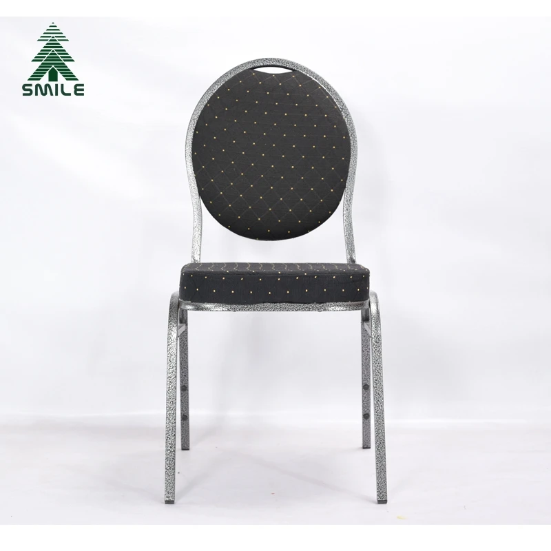Free Sample Strong and Durable Metal Hotel Event Chairs Stackable Banquet Hall Chairs and Tables for Apartment Use on Sale