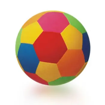 Ballon de football en tissu géant de 50 cm pour enfants, doux et coloré Avec filet en plastique - Chine Jouets gonflables et jouets d'été gonflables prix