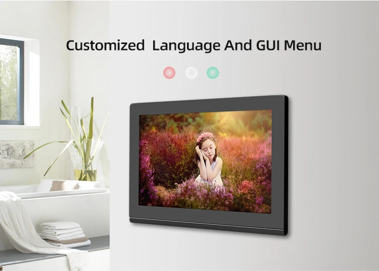 IP Wifi Tuya Smart Video Door Phone Intercom Ring Door Bell Camera Code Access Control Card Access Touch Screen