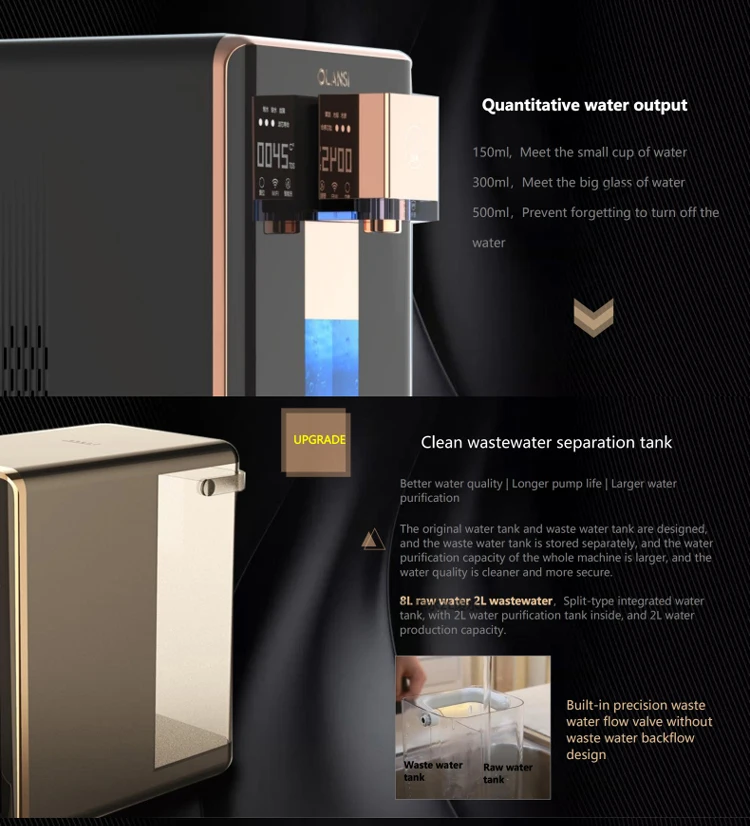 Electric Home Hot And Cold Water Ro System Water Purifier Dispenser Drinking Fountain