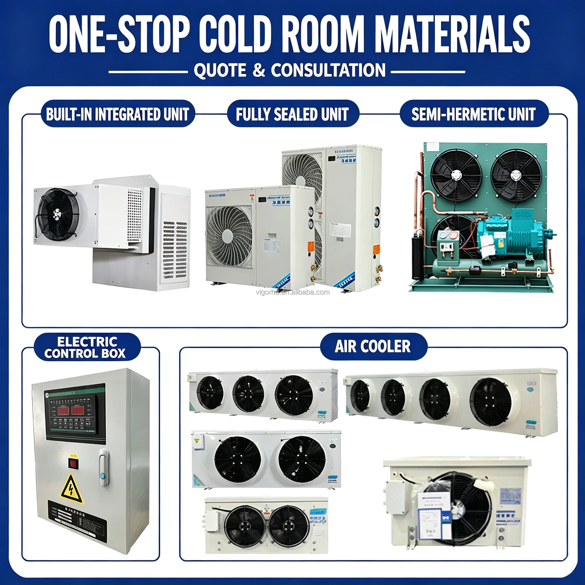 Storage Room Refrigeration Unit, AC 220V~240V, 3-7kW - detail 34