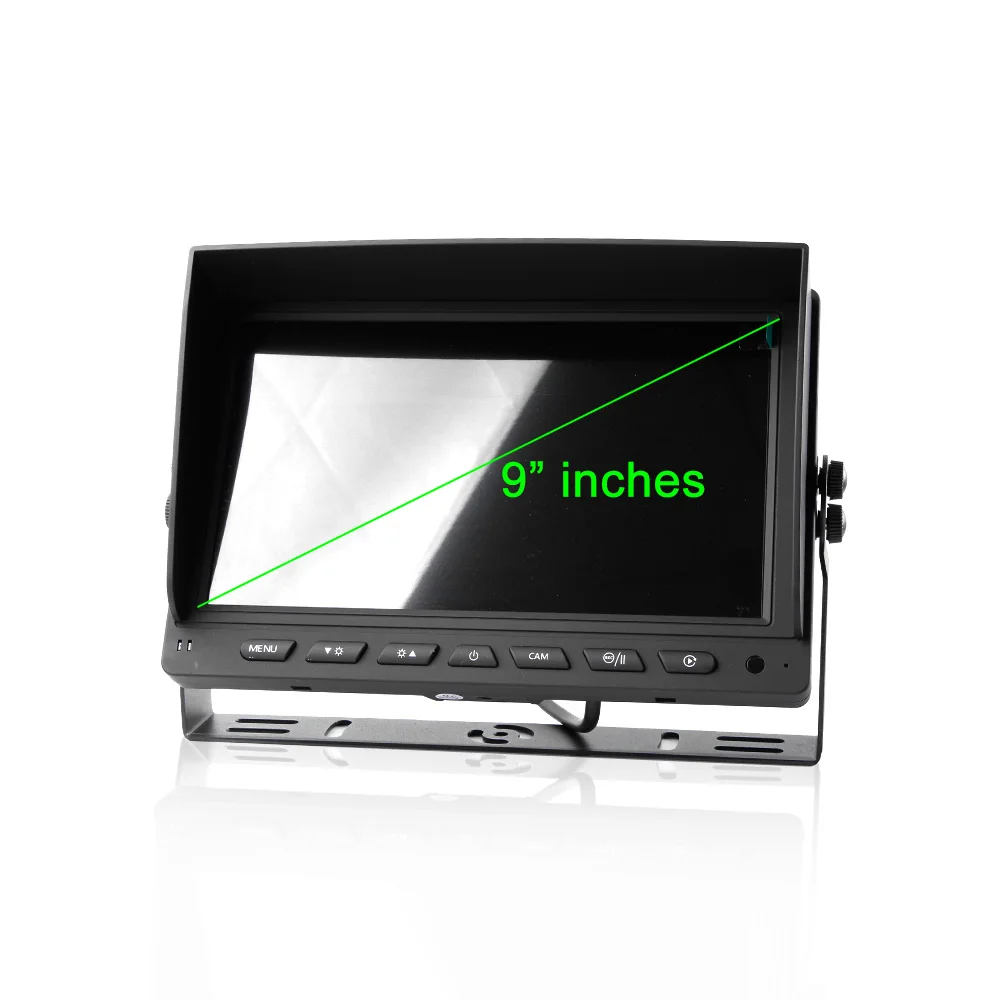 Machines for Agriculture Crane Truck AHD Car Display 9inch Dashboard Monitor