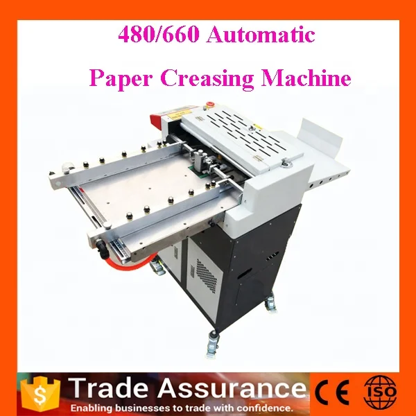 High Speed Automatic Digital Creasing Numbering Creaser Perforator Paper Creasing and Perforating Machine