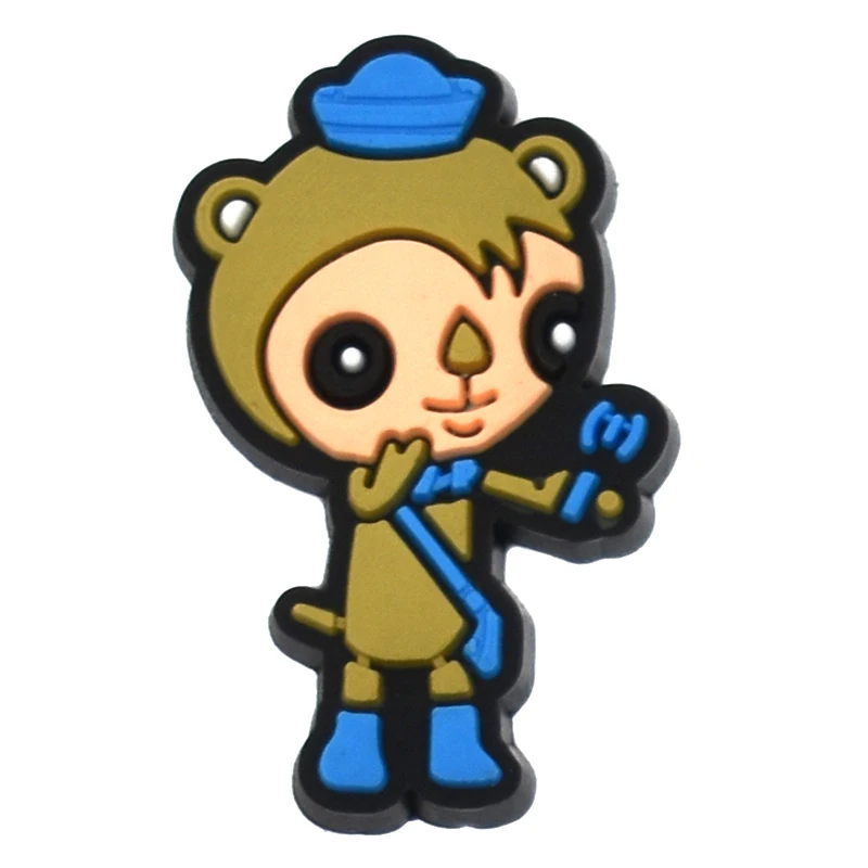New Design Factory Direct Sales Rainbow Cartoon Shoe Accessories Shoe Charms Wholesale Bulk PVC Shoe the Octonauts for Sandal