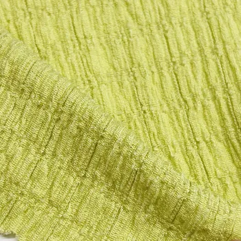 Shaoxing Textile Solid Dyed 95% Polyester 5% Spandex Warp Crepe Fabric Knitted For Baby Clothing