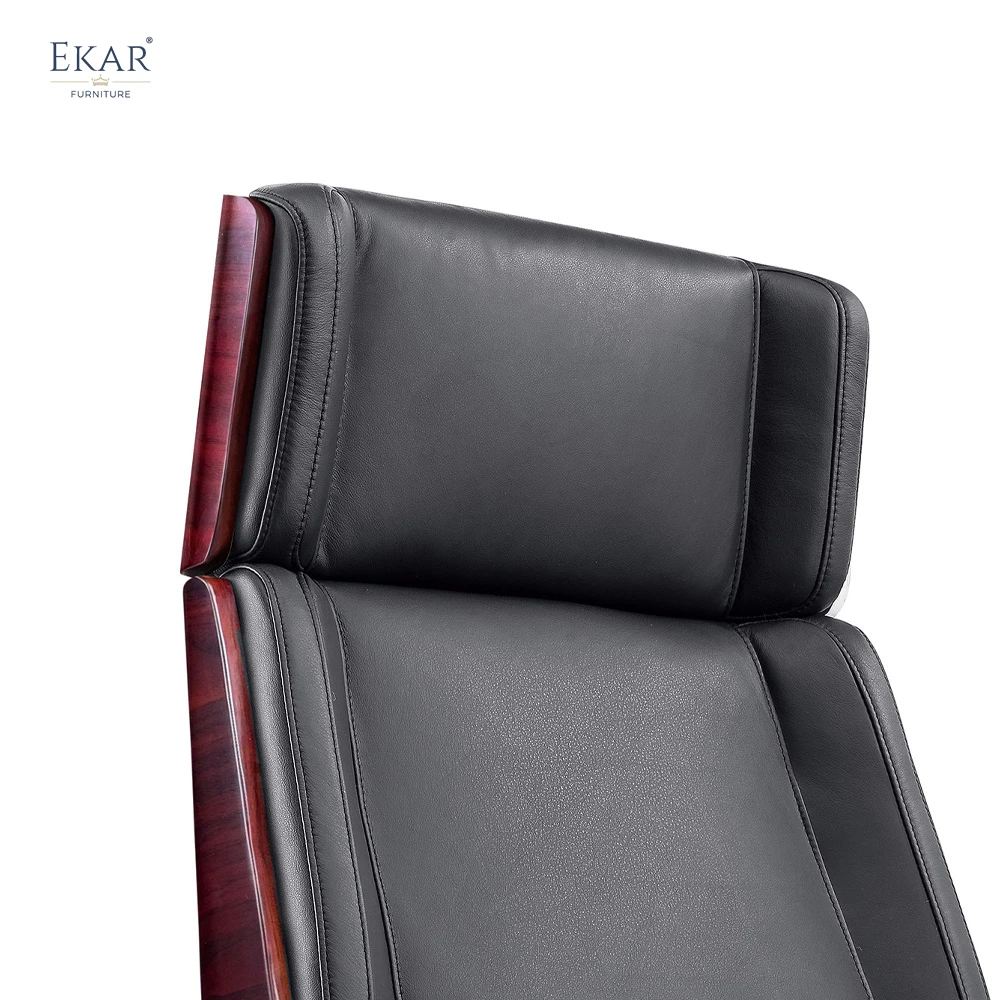 Luxurious Italian Imported Top-Grain Leather Executive Office Chair supplier