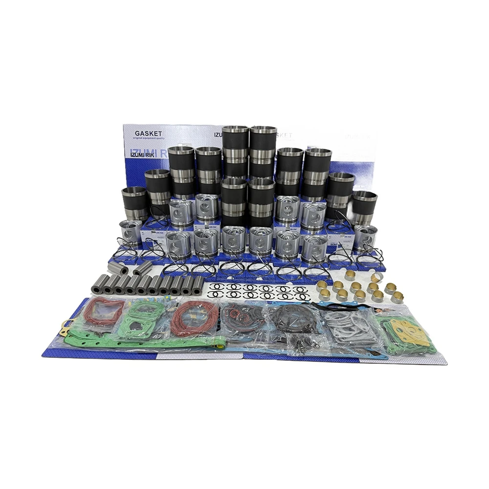 IZUMI RIK QSK35, QSK38, QST30, KTA150 کیت بازسازی کامل با کیت واشر برای Cummins