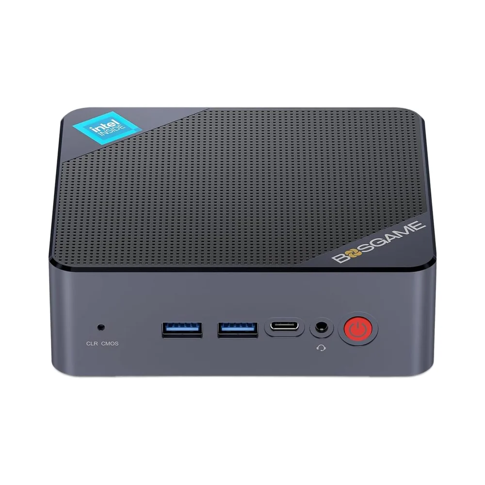 BOSGAME N100 Mini PC - 16GB RAM, 512GB SSD, 4K Display