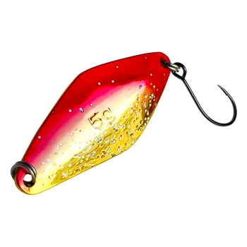 Pure Copper Color Horse Mouth Sequins DUO Submerged Luya Iron Plate Bait Artificial Hard Bait Perch Bass Bare White Striped – Hard Lure – view 3