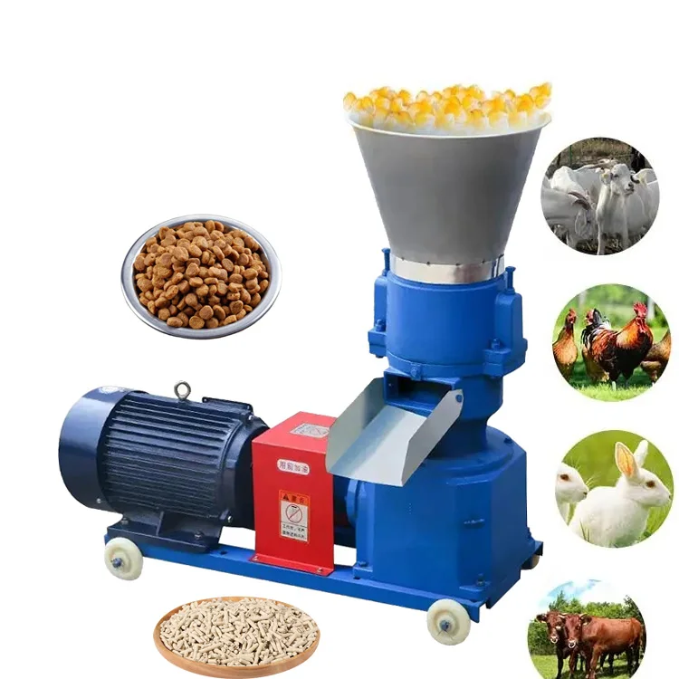 Floating Fish Feed Mill Pellet Extruder Machine Floating Feed Pellet Pet Food Extruder Processing Machine Diesel Engine Provided