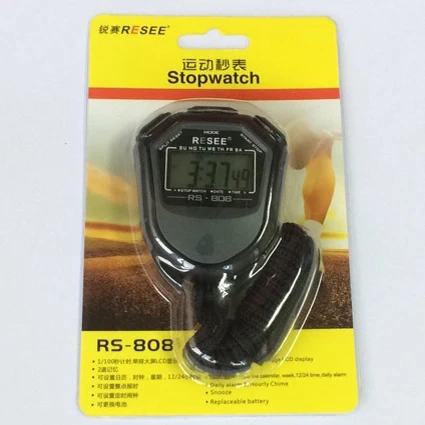 Resee Factory Customization Digital Display Stopwatch 2 Lap Memory Stopwatch Single Row Display Stopwatch Sports Stop Watch