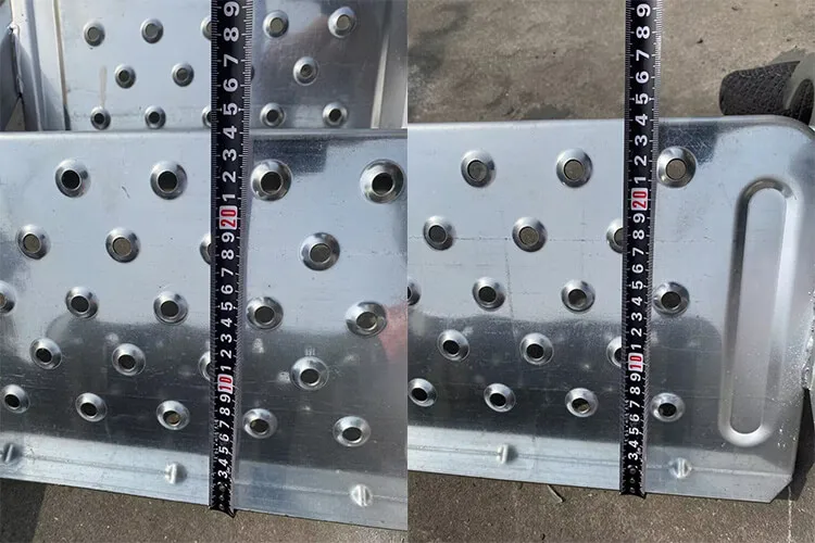 Q235 Material Scaffolding Style Ladder Scaffold Stairs Step Ladders for Building Construction Includes Frames and Planks