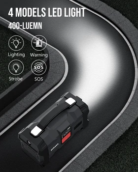 Zukaka 20000mah Portable Power Bank Car Jump Starter With Led