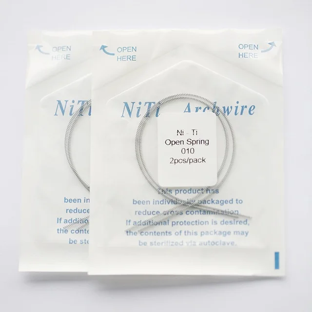 
Супер эластичный ортодонтический стоматологический нити-провод, стоматологический материал, ортодонтическая проволока для стоматологического кронштейна 