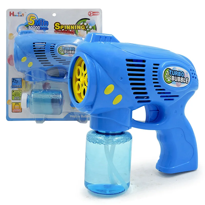 Pistola de burbujas de agujeros líquida a prueba de fugas, juguetes  eléctricos automáticos, soplador de burbujas de agua y jabón, máquina para  hacer