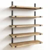 Set da 5 pezzi in legno massello