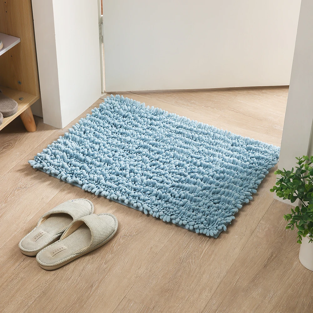 Chenille Noodle Bathroom Mat Set