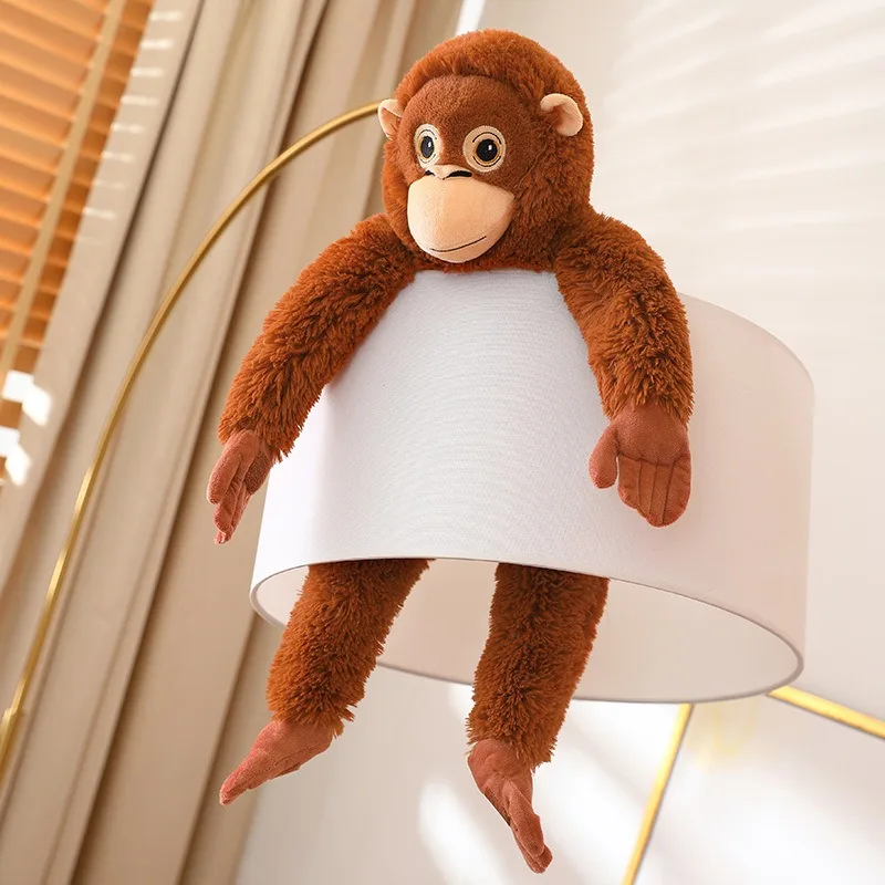 IKEA DJUNGELSKOG Brown Orangutan Plush Toy 26 Inch - Front View