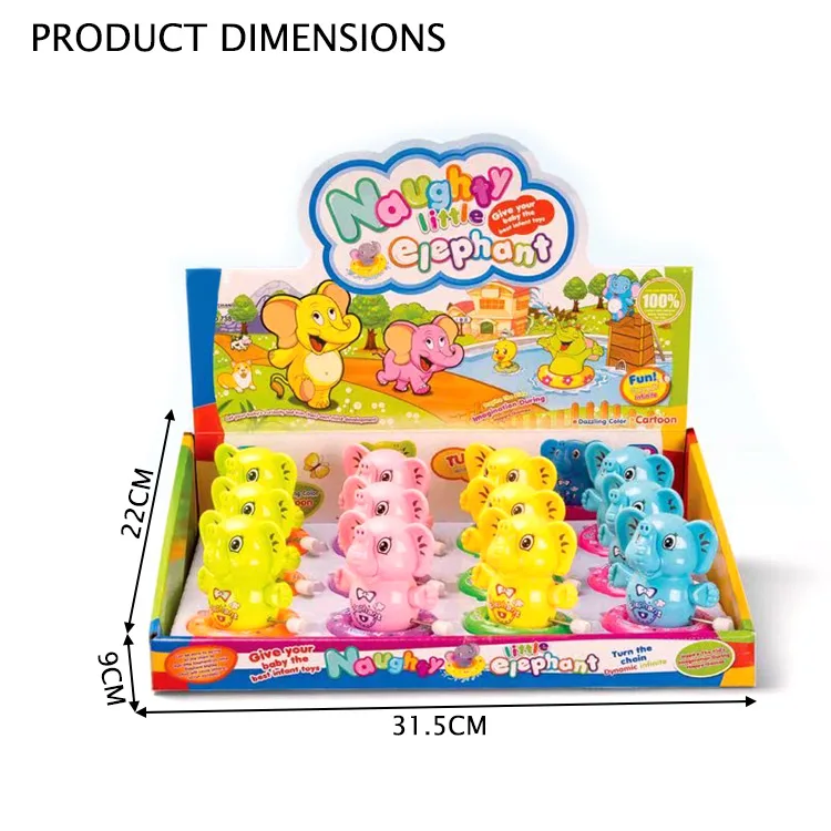 Животные, детская игрушка, мультяшный слон, заводные игрушки