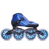 Blue large four-wheel vehicle