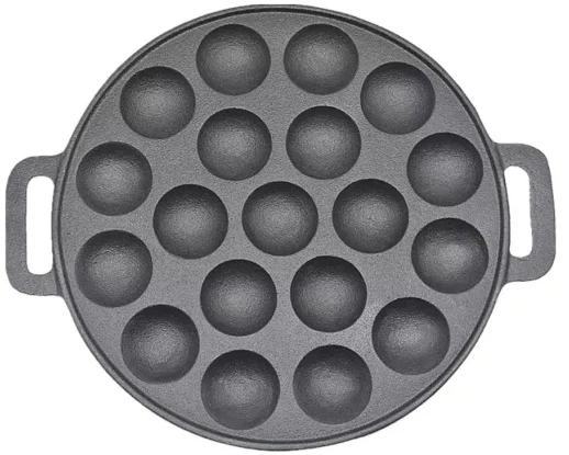 Hot Sale Baking Pan 19PCS Holes Cast Iron Poffertjes Pan - China Poffertjes  Pan and Baking Pan price