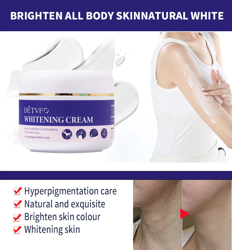 Dark Knees Knuckles Elbows Armpit Whitening Cream Private Part Skin