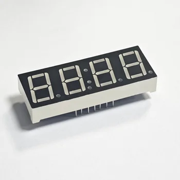 0.56 Inch 4 Digit Blue Light High Brightness 7 Segment Led Display Module Common Cathode Digital Panel Meter for Diy Projects