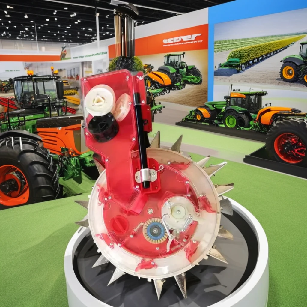 2-in-1 Manual Seeder & Transplanter Machine New Gear for Home Farm Use Corn Maize Adjustable Distance Fertilizing