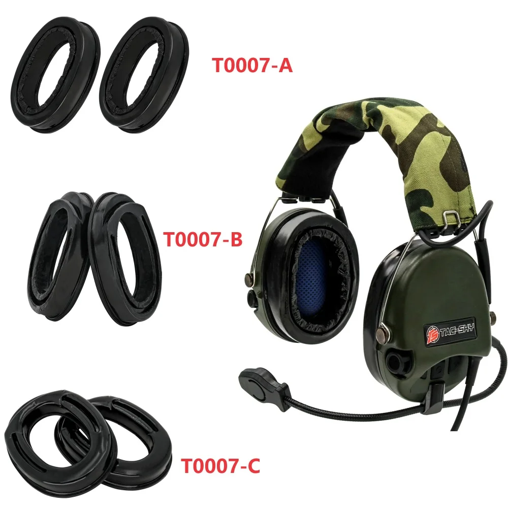 Ts Tacsky Tactical Silicone Earcups Replaceable Gel Ear Cushions For