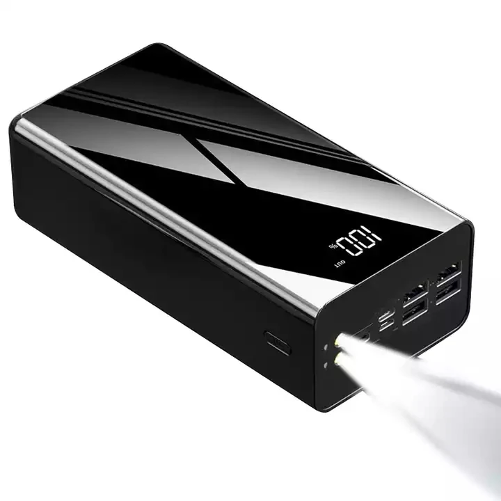 Büyük kapasiteli 50000mAh güç bankası taşınabilir hızlı şarj mobil taşınabilir ş