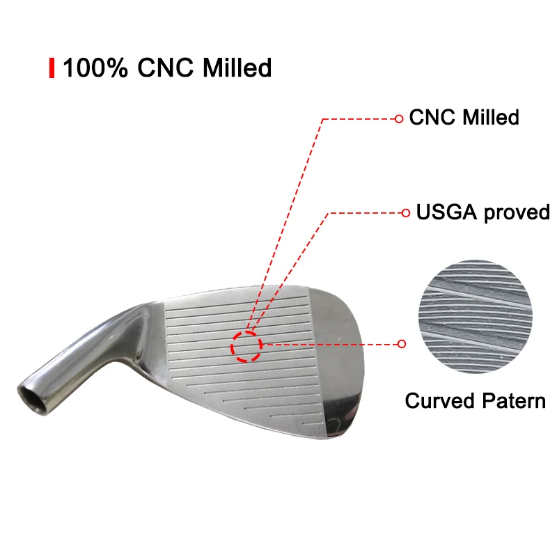 Oem Golf Clubs Irons Heads Set Custom Logo Cnc Milling Buy