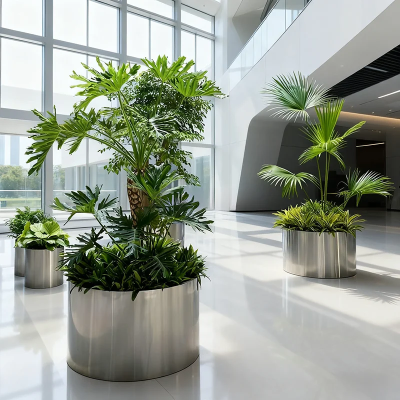 Office building flower box