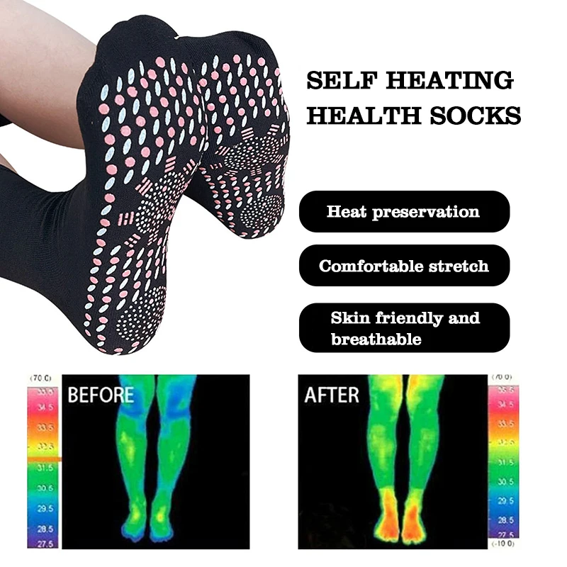 family health care magnetic coated socks warm heat magnetic tourmaline slimming health socks