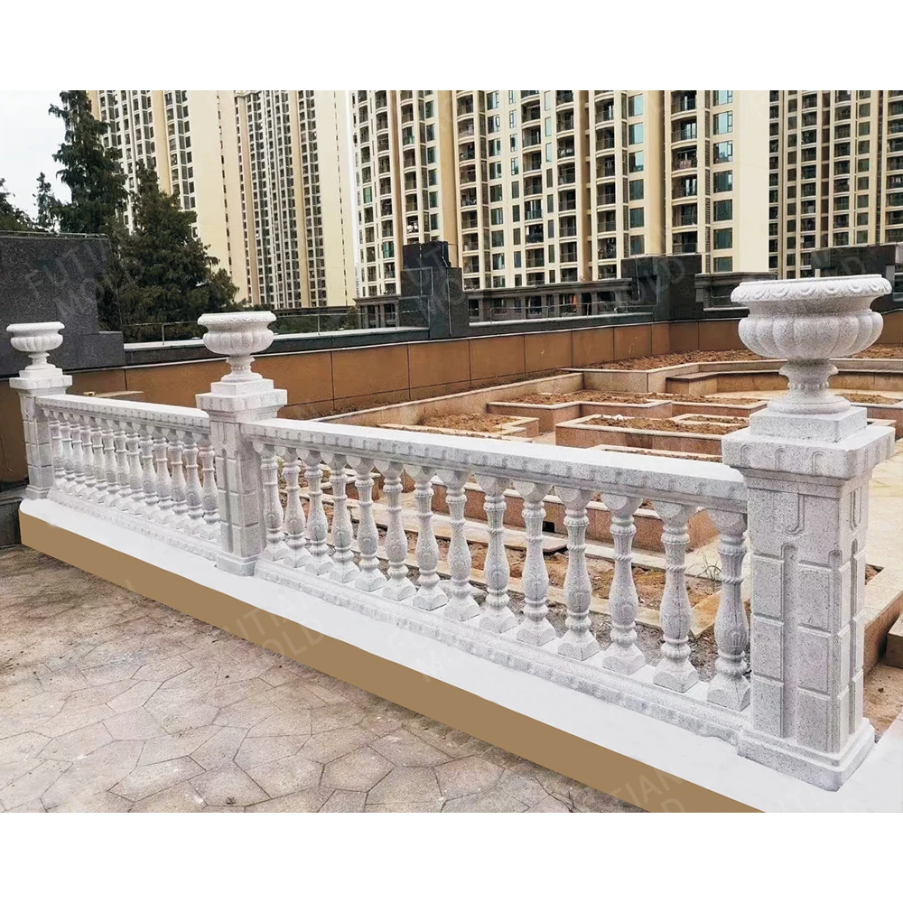 Terrace Casting Decorative Handrail Vase Column Concrete Balustrade Mold for Sale
