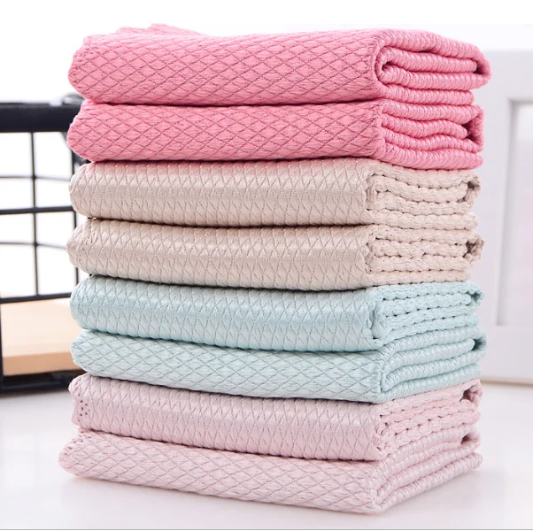 High Quality Dish Towels Kitchen Microfiber Cleaning Cloth Factory