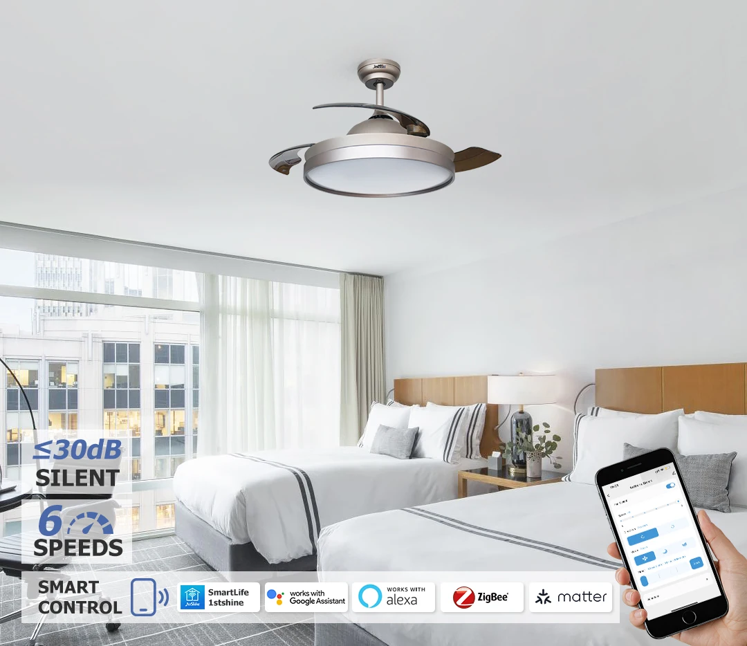 Ceiling Fans, 1stshine, 65, Metal - detail 8