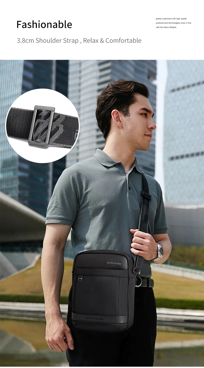 ARCTIC HUNTER New Arrive Messenger Business Shoulder bag Crossbody Bag Waterproof Sling Bag men