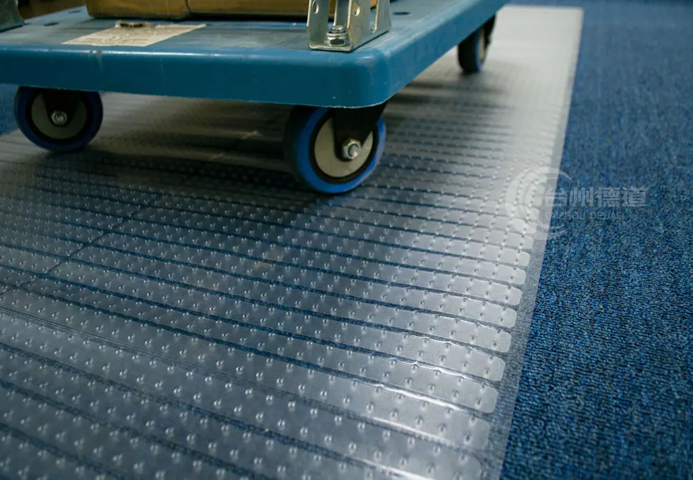 Carpet Runner, PVC Vinyl  Floor Protector for Deep-Pile Carpet