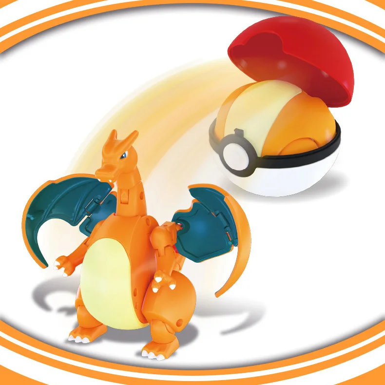Charizard pikachu ПВХ качественные новые модели кукол боевой большой маленький мини-покебол Набор покемонов фигурки героев