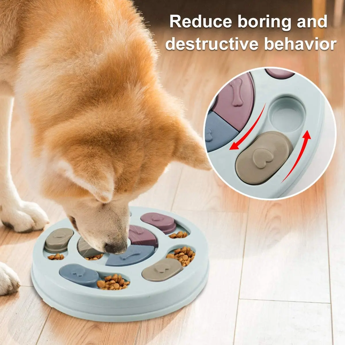 Pet Treat Iq Interactive Puppy Puzzle Game Toy For Dog Buy Pet