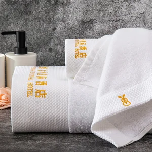 Brand New High Quality 5 Star Luxury Hotel Bathroom Towels Set 100% Cotton 32*32 Face Towel