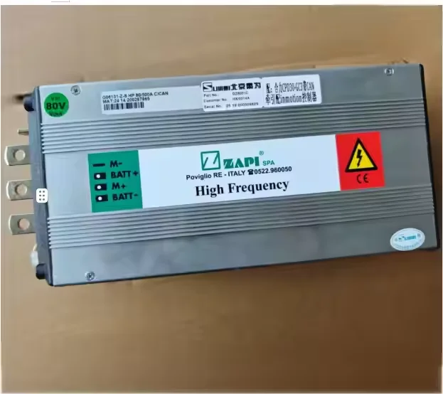 Controlador de velocidade ZAPI H2B 500A 80V para empilhadeiras