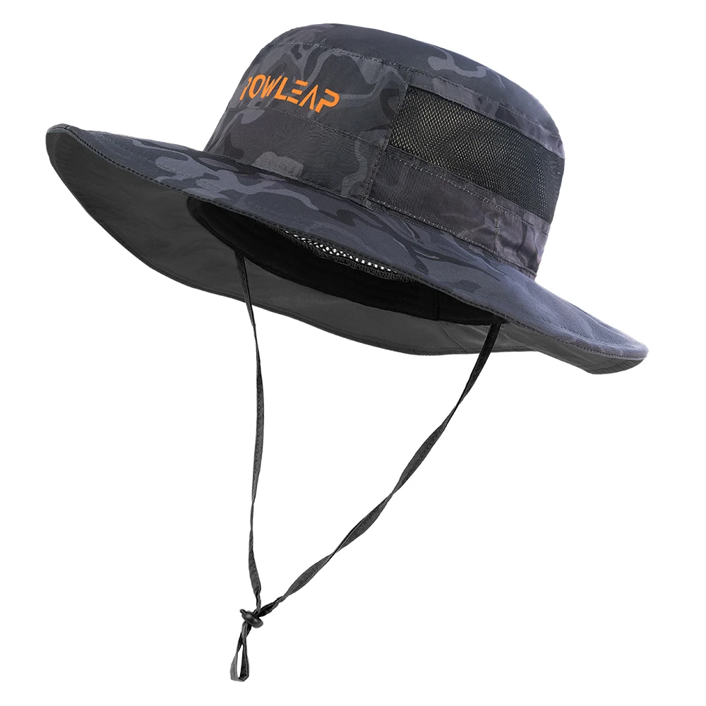 Mens UPF 50+ Outdoor Designer Boonie Bucket Hat for Sun Protection