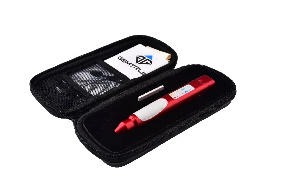 Gemtrue Diamond Moissanite And Ruby Tester Pen With Uv Light & Metal Alarm Diamond Selector