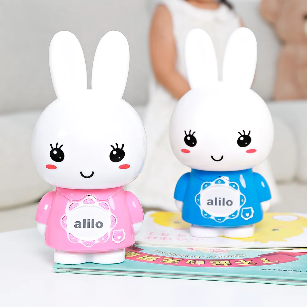Alilo Bunny Night Light G7C Kids Buddy Newborn baby Toy Nursery Rhymes Stories Music Player montessori Toy