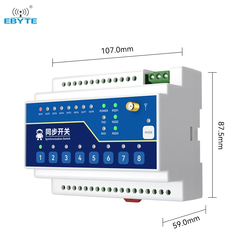 Ebyte ODM E860-DTU(2020-400SL)  RS485 Wireless Switch Remote Transmission Synchronous Control LoRa Modulation Technology