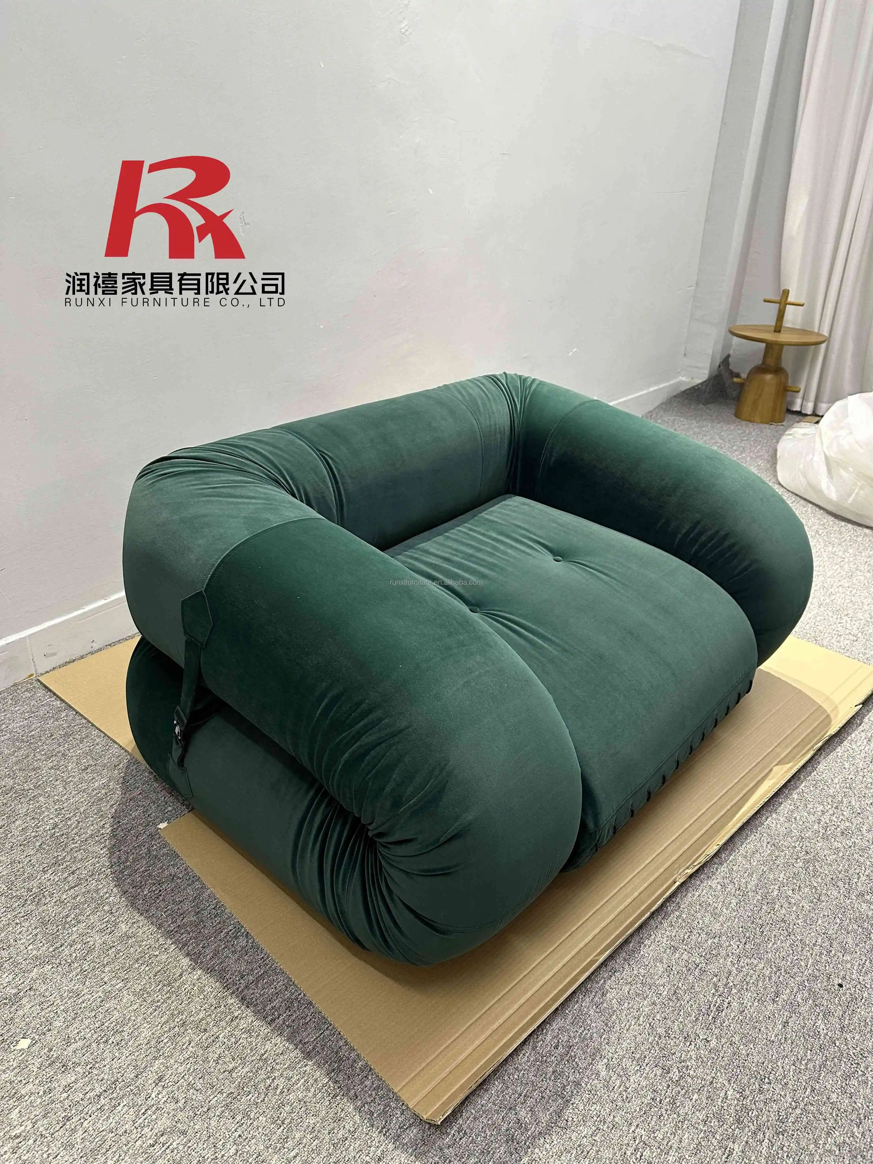 Medieval Classic Folding Sofa Bed Set Vintage Leather Fabric With High ...