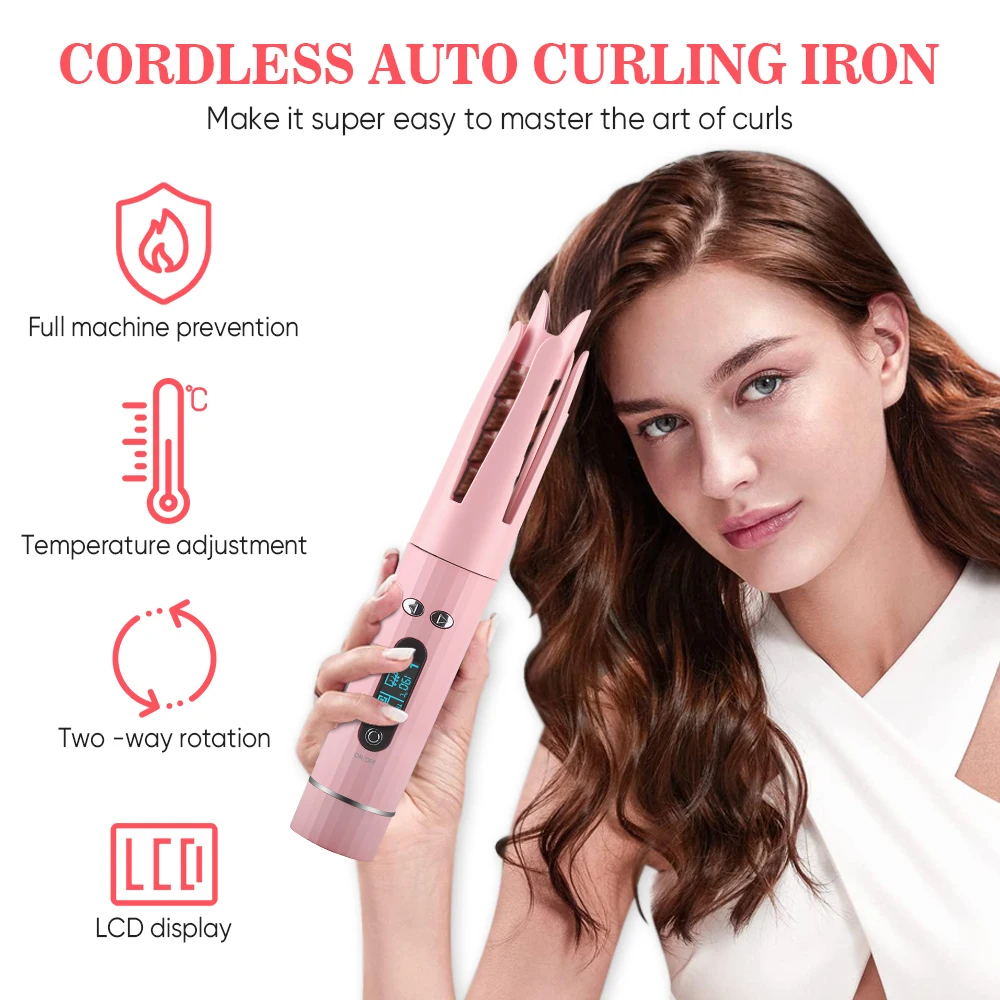 Curling Irons Hair Straightener And Curler 2 In 1 Rizador De Cabello