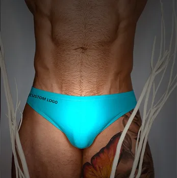 Custom Logo Brand New Design cotton Spandex erotic Underwear Boxers Briefs Men sexy korean gay underwear model